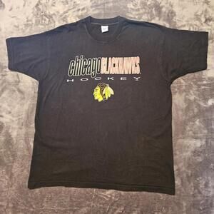Vintage 1993 Salem Sportswear Chicago Blackhawks T-shirt XL Single Stitch Rare